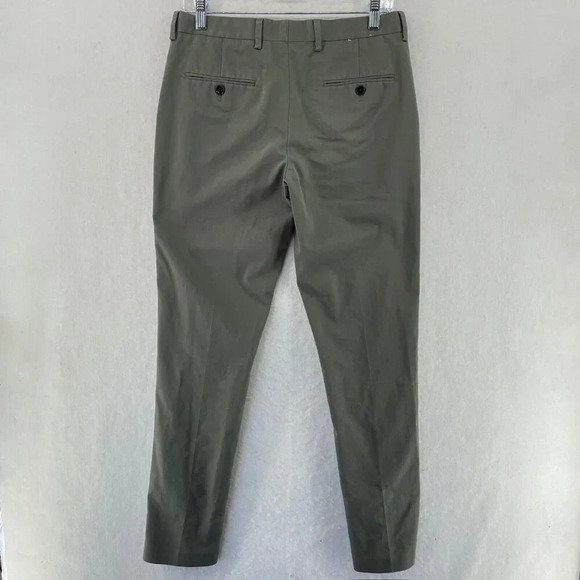 Express Pants Men's Sz 29X34 Stone Gray Extra Slim Stretch Midrise Dress Pants - Picture 2 of 10